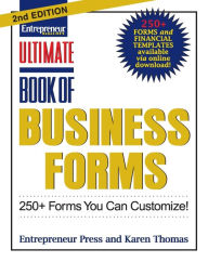 Title: Ultimate Book of Business Forms: 250+ Forms You Can Customize, Author: Entrepreneur Press