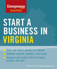 Title: Start a Business in Virginia, Author: Entrepreneur Media Inc.