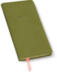 Moleskine 2023-2024 Weekly Planner, 18M, Large, Myrtle Green, Hard Cover (5  x 8.25) by Moleskine