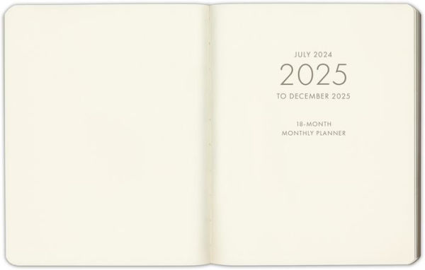 2025 Leather LG Monthly Planner