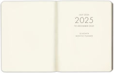 Alternative view 2 of 2025 Paper Source Green Leather LG Monthly Planner