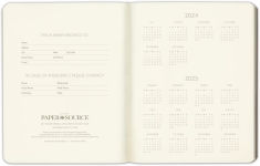 Alternative view 3 of 2025 Paper Source Green Leather LG Monthly Planner