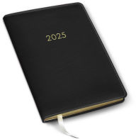 Title: 2025 Paper Source Black 12M Weekly Desk Planner