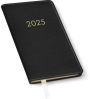 2025 Paper Source Black 12M Monthly Pocket Planner