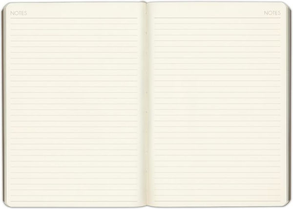 2025 Paper Source Black 12M Monthly Pocket Planner