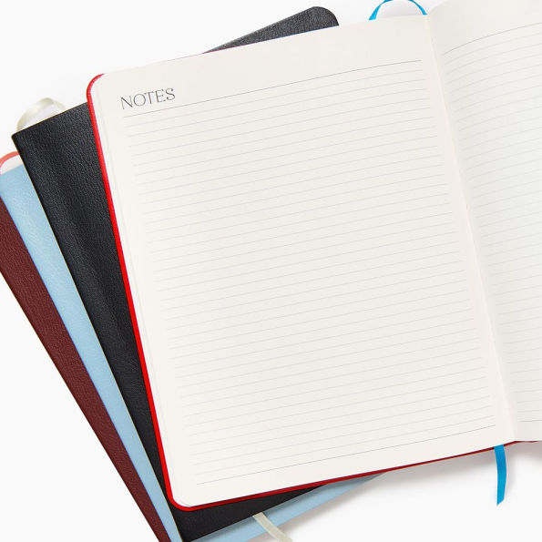 2025-2026 Paper Source Leather 18-Month Monthly Desk Planner