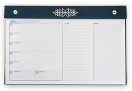 Undated Memo Pads - Navy with Rose Gold embossing