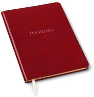 Deep Red Bonded Leather Large Flexi Journal 9.75