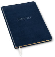 Title: Navy Bonded Leather Large Flexi Journal 9.75