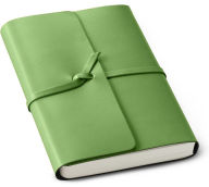 Title: Green Bonded Leather Travel Journal Monks Lace 7