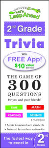 Title: Let's Leap Ahead 2nd Grade Trivia Notepad: The Game of 300 Questions for you and your friends!, Author: Alex A. Lluch