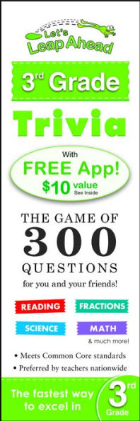 Let's Leap Ahead 3rd Grade Trivia Notepad: The Game of 300 Questions for you and your friends!