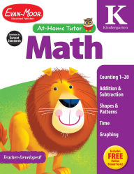Title: Math Skills, Kindergarten Workbook: At-Home Tutor, Counting, Shapes, Graphs, Money, Addition, Subtraction, Author: Evan-Moor Educational Publishers