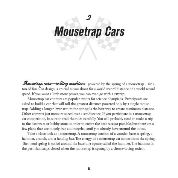 The Racecar Book: Build and Race Mousetrap Cars, Dragsters, Tri-Can Haulers & More