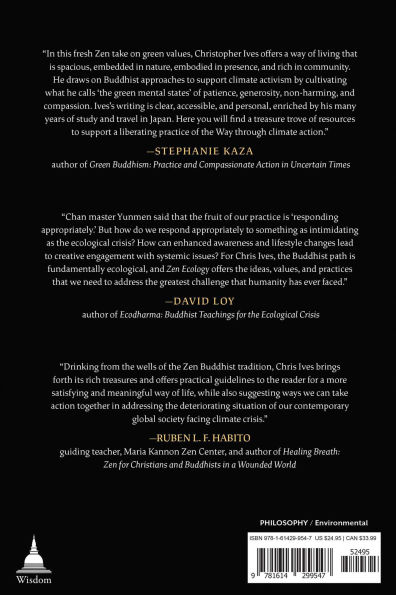 Zen Ecology: Green and Engaged Living Response to the Climate Crisis