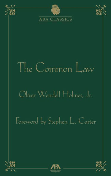 The Common Law by Oliver Wendell Holmes