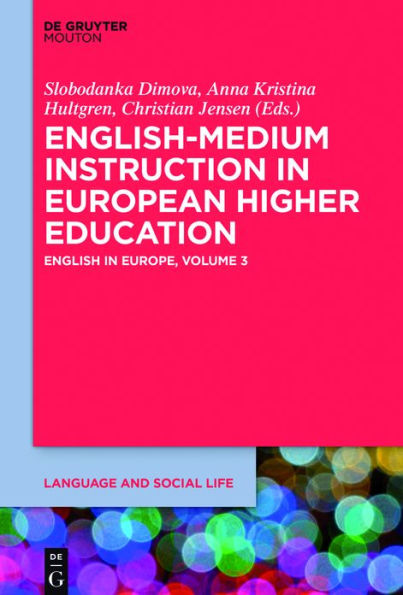 English-Medium Instruction European Higher Education