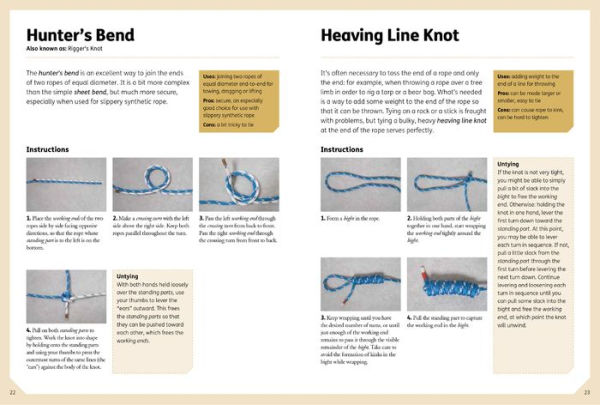 The Field Guide to Knots: How to Identify, Tie, and Untie Over 80 Essential Knots for Outdoor Pursuits