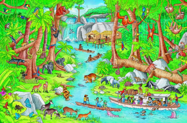 Animals Around the World (My Big Wimmelbook Series)