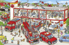 Alternative view 2 of Fire Trucks! (My Big Wimmelbook Series)