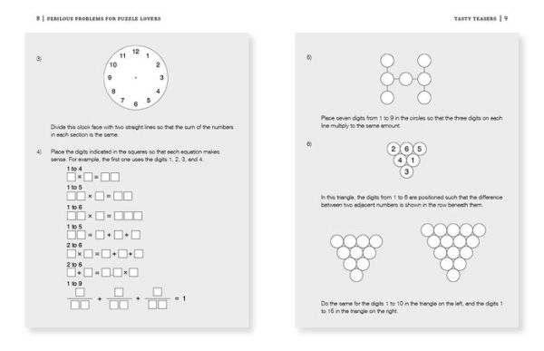 Perilous Problems for Puzzle Lovers: Math, Logic & Word Puzzles to Challenge Your Brain