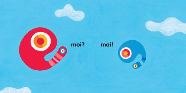 Moimoi - Look at Me!: A High Contrast, Color Board Book with Shapes, Colors, and Sounds to Soothe Your Crying Baby