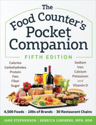 Downloading google books mac The Food Counter's Pocket Companion, Fifth Edition: Calories, Carbohydrates, Protein, Fats, Fiber, Sugar, Sodium, Iron, Calcium, Potassium, and Vitamin D