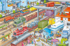 Alternative view 4 of My Big Wimmelbook® - All Aboard the Train!: A Look-and-Find Book (Kids Tell the Story)