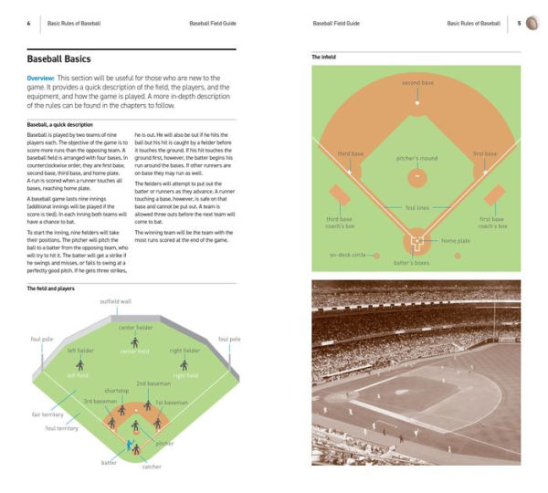 Baseball Field Guide, Fourth Edition: An In-Depth Illustrated Guide to the Complete Rules of Baseball