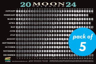 Title: 2024 Moon Calendar Card (5 pack): Lunar Phases, Eclipses, and More!, Author: Kim Long