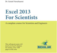 Title: Excel 2013 for Scientists, Author: Dr. Gerard Verschuuren