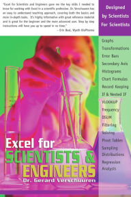 Title: Excel for Scientists and Engineers, Author: Dr. Gerard Verschuuren