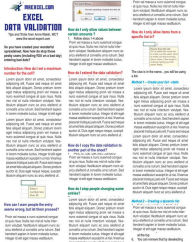 Title: Excel Data Validation Tip Card, Author: Anne Walsh