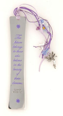 Enchanted Future Quote Metal Bookmark By Sacchi 9781615515110