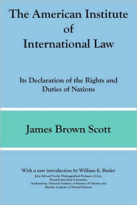 Title: The American Institute of International Law, Author: James Brown Scott