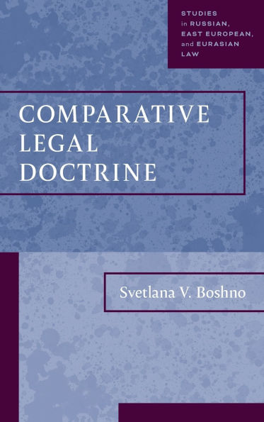 Comparative Legal Doctrine