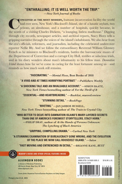 Damnation Island: Poor, Sick, Mad, and Criminal in 19th-Century New York