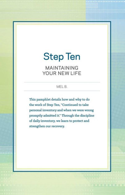 Step 10 AA Maintain New Life: Hazelden Classic Step Pamphlets by ...