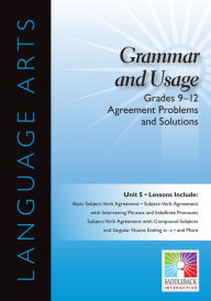 Title: Agreement Problems and Solutions Interactive Whiteboard Resource, Author: Saddleback Educational Publishing