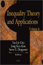 Inequality Theory and Applications