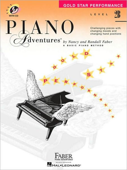 Piano Adventures - Gold Star Performance Book - Level 2B Book/Online Audio