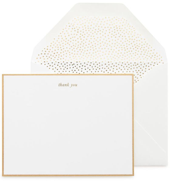 Sugar Paper Clean Thank You, Dots Notecards