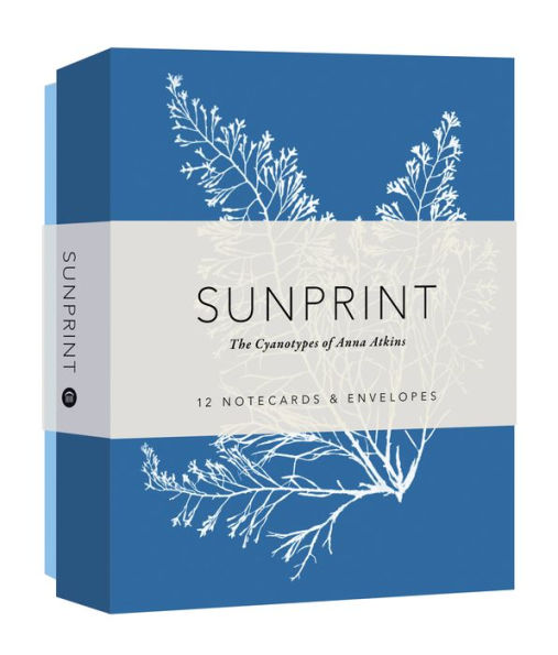 Sunprint Notecards: The Cyanotypes of Anna Atkins (12 notecards; 12 designs; matching envelopes; keepsake box): The Cyanotypes of Anna Atkins