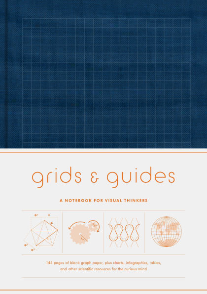 Grids & Guides (Navy): A Notebook for Visual Thinkers