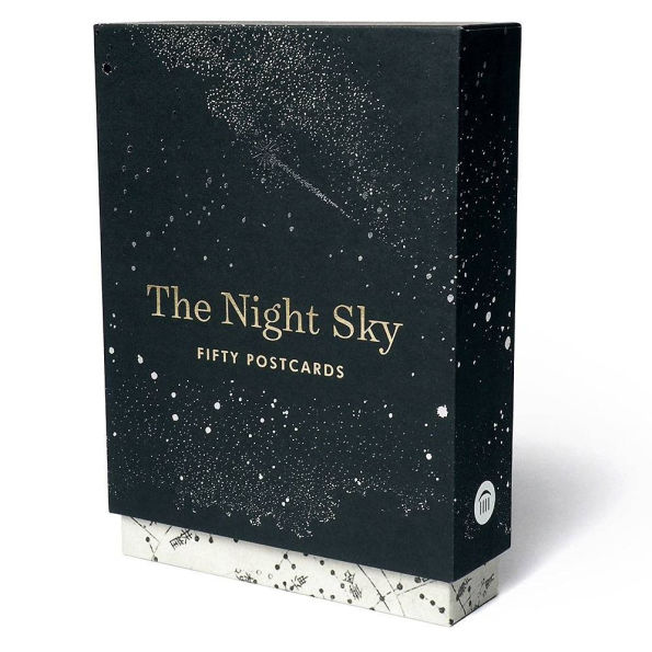 The Night Sky: Fifty Postcards (50 designs; archival images, NASA ephemera, photographs, and more in a gold foil stamped keepsake box;): 50 Postcards