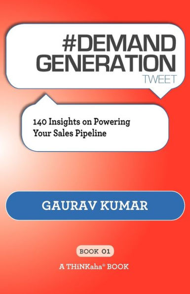 # DEMAND GENERATION tweet Book01: 140 Insights on Powering Your Sales Pipeline