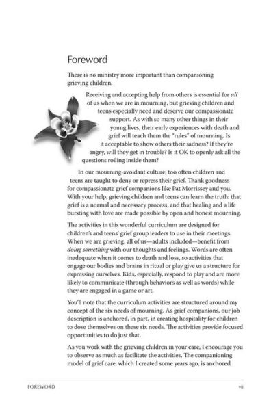 The Companioning the Grieving Child Curriculum Book: Activities to Help Children and Teens Heal