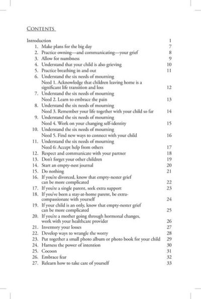 Healing the Empty Nester's Grieving Heart: 100 Practical Ideas for Parents After Kids Move Out, Go Off to College, or Start Taking Flight