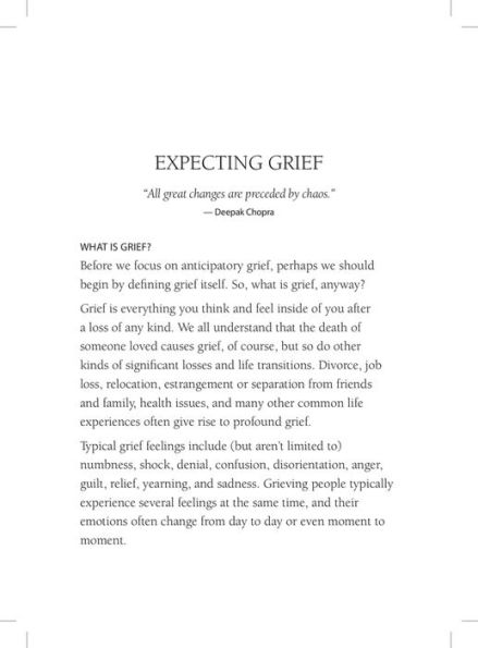 Expected Loss: Coping with Anticipatory Grief