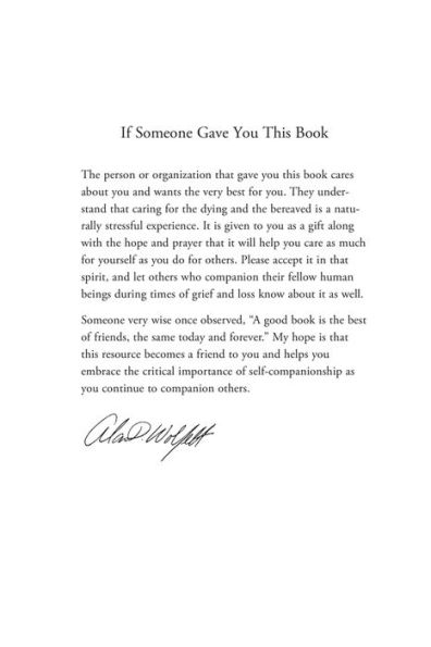 Companioning You!: A Soulful Guide to Caring for Yourself While You Care for the Dying and the Bereaved